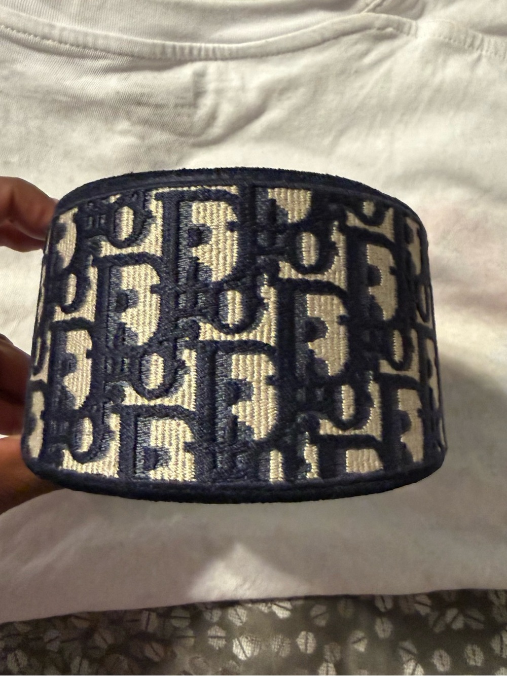 ❌❌❌SOLD❌❌❌Dior Oblique Navy Headband - Picture 8 of 11